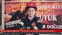 Son dakika haberleri | Türkiye'nin en küçük itfaiyecileri görev başında