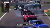 Super Trucks Supercars 2021 Darwin Race 1 Weel Huge Crash Many Rolls