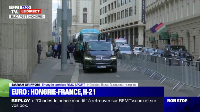 Euro 2020: le bus de l'équipe de France prend la direction de la Puskas Arena, où les Bleus vont affronter la Hongrie