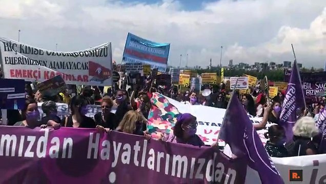 Kadınlar İstanbul Sözleşmesi için İstanbul’da: Nehir olup Maltepe’ye akıyoruz