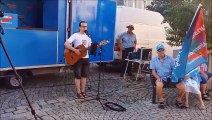 YANN SONG KING (Musik) - Kamenz, Markt, 17.06.2021 - Kundgebung 