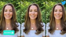Kate Middleton Wears Necklace w_ George, Charlotte And Louis' Initials