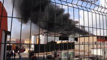 OSMANİYE - Plastik ve geri dönüşüm fabrikasında yangın (2)