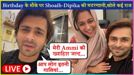 Dipika & Shoaib REACTS On Abusive TROLLS, Relationship & Birthday Celebration| LIVE