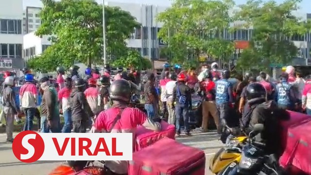 Two nabbed over fight between man and food delivery riders