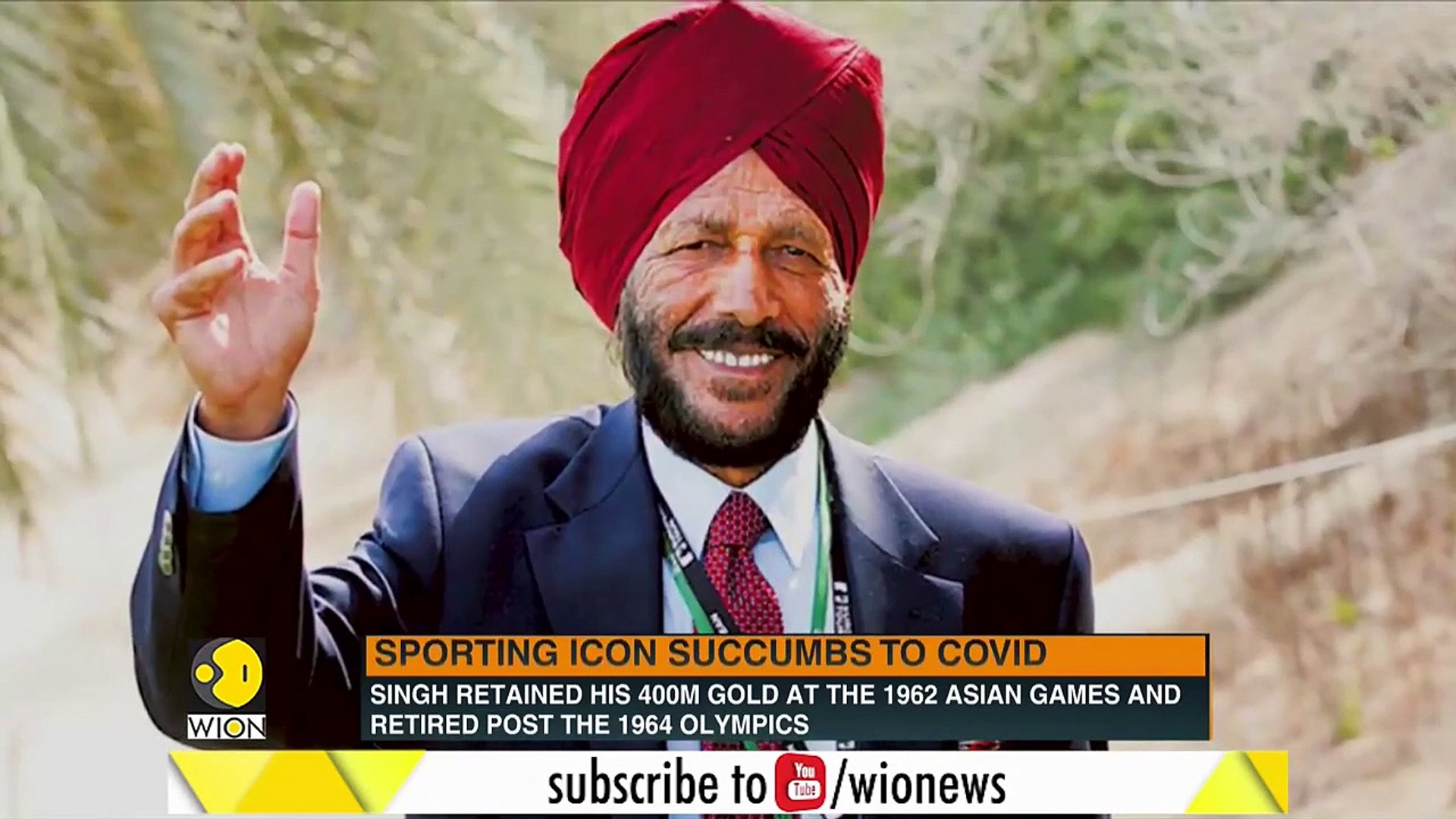 Indian sporting icon Milkha Singh passes away at the age of 91 _ Latest World English News _ WION