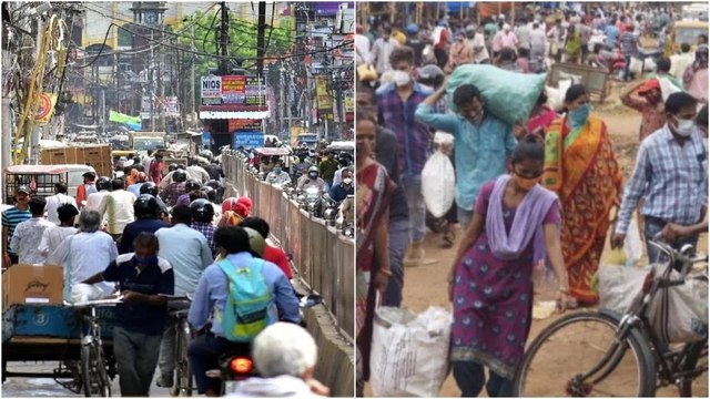 Relaxation in lockdown, people seen violating covid protocol