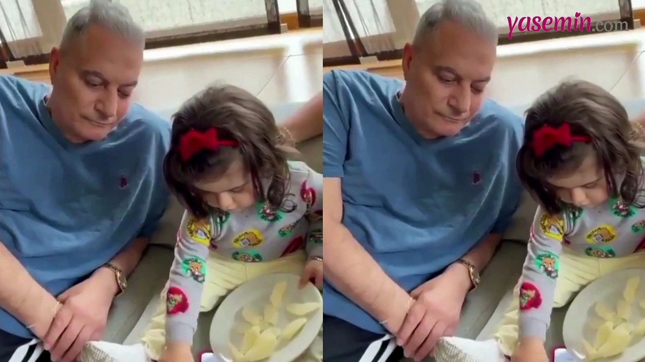 Mehmet Ali Erbil ile torunu Elisa'nın eğlenceli anları!