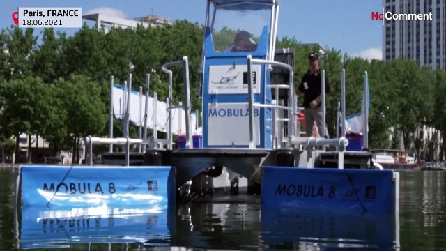 River cleaning boat to help remove waste from Paris waterways