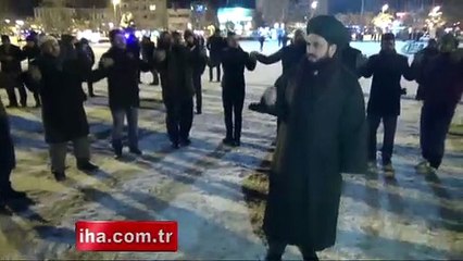 Yeni yıla zikir çekerek girdiler