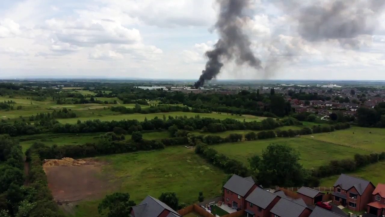 Fire in Hindley