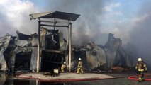 Son dakika: Drone - Çatalca'da imalathanede çıkan yangın kontrol altına alındı