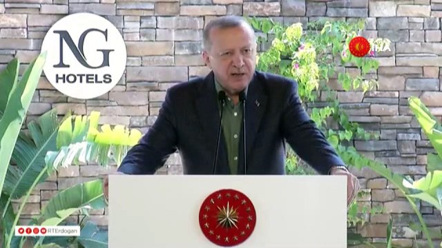 Cumhurbaşkanı Erdoğan, NG Phaselis Bay’ın açılış töreninde konuştu.