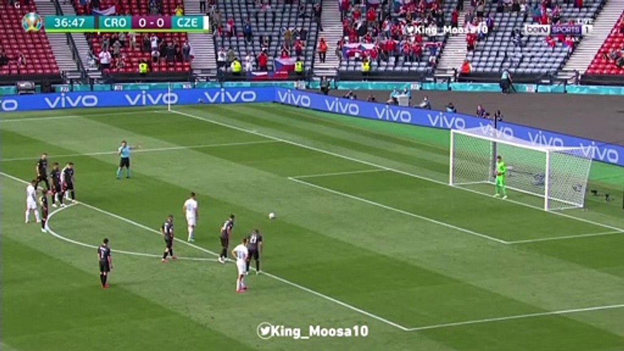 كرواتيا 1 × 1 التشيك | اهداف المباراة بصوت محمد بركات ⚽ "