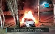 Revuelo en un sector de Tolosa por un auto incendiado de madrugada: ¿fueron los quemacoches?
