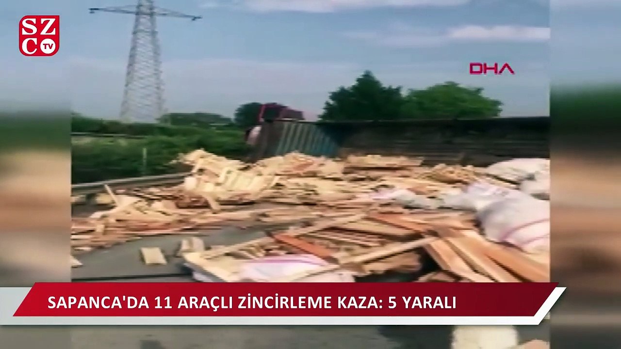 TEM’de 13 araç birbirine girdi, ortalık savaş alanına döndü