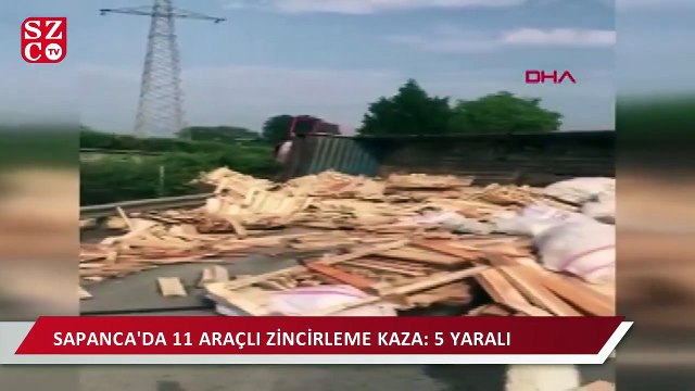 TEM’de 13 araç birbirine girdi, ortalık savaş alanına döndü