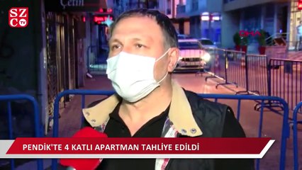 Download Video: Pendik'te depremden etkilenen + katlı apartman boşaltıldı