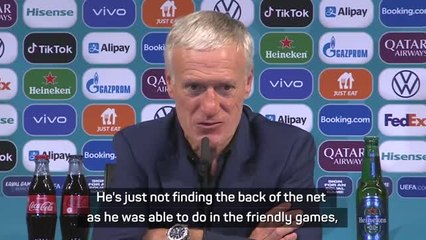 Descargar video: Deschamps defends misfiring Benzema after France held by Hungary