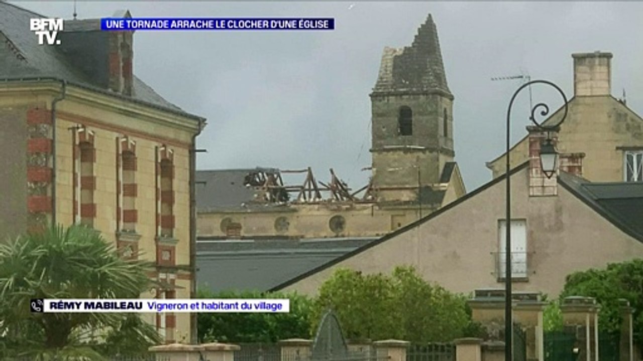 Une tornade arrache le clocher d'une église - 19/06