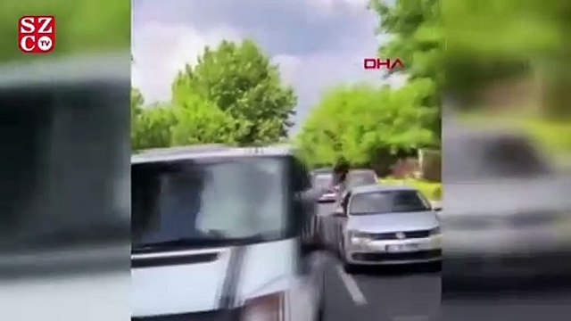 Düğün konvoyunda havaya rastgele ateş etti