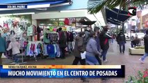 Mucho movimiento en el centro de Posadas