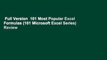 Full Version  101 Most Popular Excel Formulas (101 Microsoft Excel Series)  Review