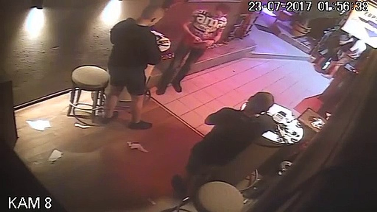 Brutal fight in a russian night club  Mafia vs Security (summer 2017)