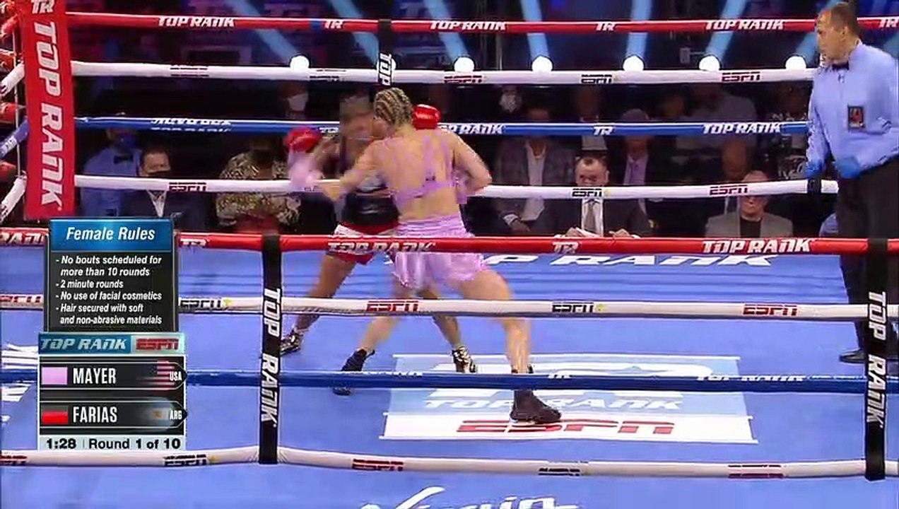 Mikaela Mayer vs Erica Anabella Farias (19-06-2021) Full Fight