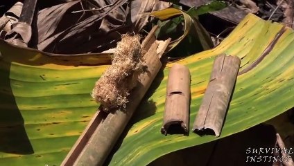 Craft survival, ep 2, how to make fire with bamboo