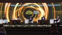 Antalya Diplomasi Forumu'nda iş dünyası ve ekonomi diplomasisi ele alındı