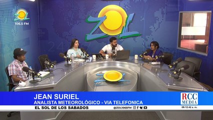 Jean Suriel Analista Meteorológico comenta sobre la situacion del clima