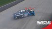 Stefan Parsons makes heavy contact with the wall at Nashville