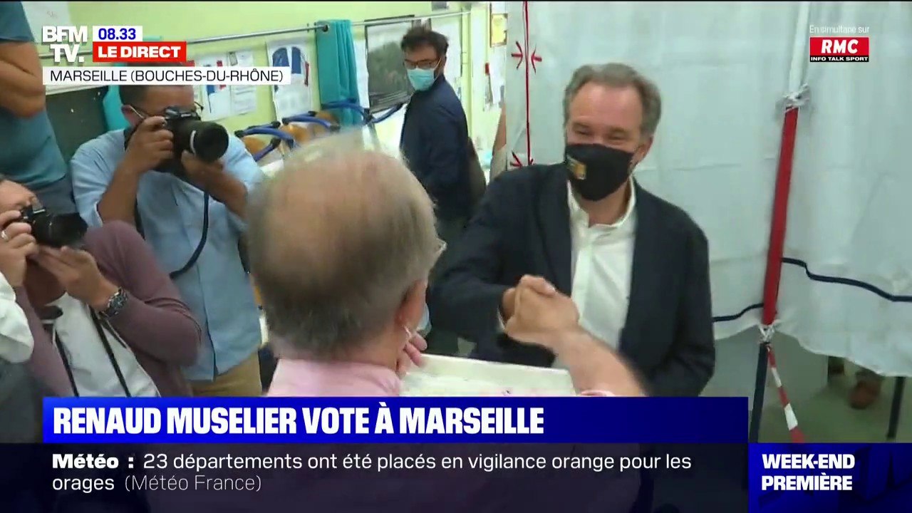 Élection régionales: le président de la région PACA Renaud Muselier, candidat à sa propre réélection, vote