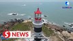 Chidingyu Lighthouse in east China's Fujian put into use