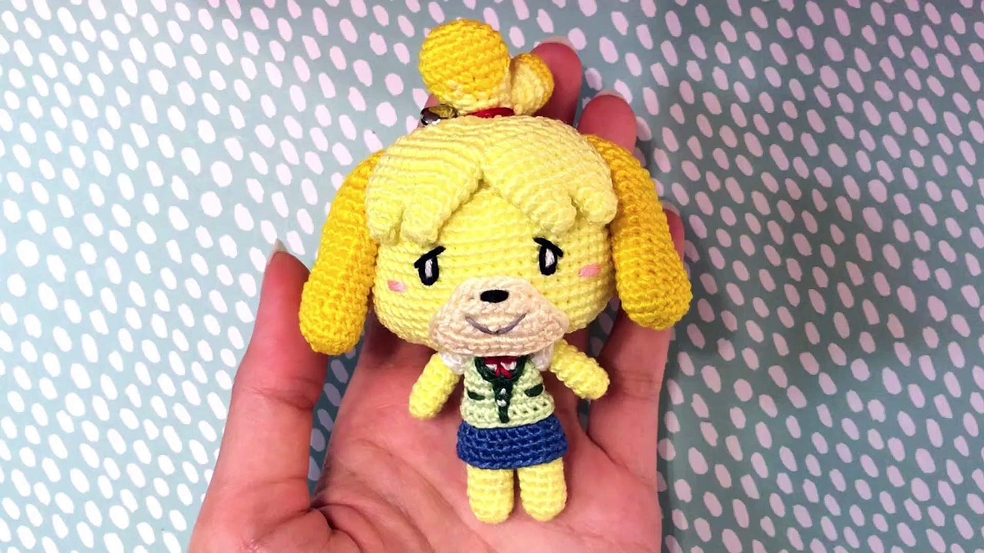 ⁣Animal Crossing Isabelle Crochet Tutorial (1/10)