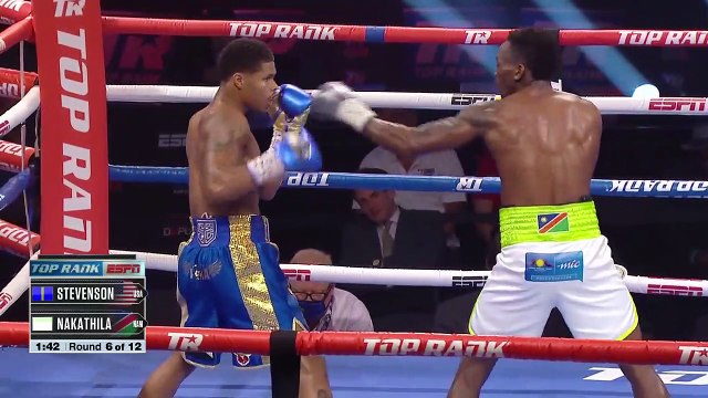 Shakur Stevenson vs Jeremia Nakathila (12-06-2021) Full Fight
