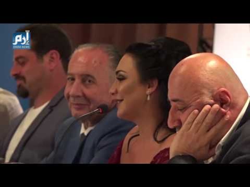 إرم نيوز في المؤتمر الصّحُفي للإعلان عن مسلسل "هوا أصفر"