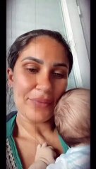 Wafa rassurée, donne des nouvelles de son fils Aaron sur Instagram.