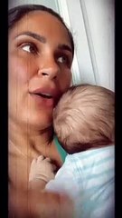 Wafa rassurée, donne des nouvelles de son fils Aaron sur Instagram.