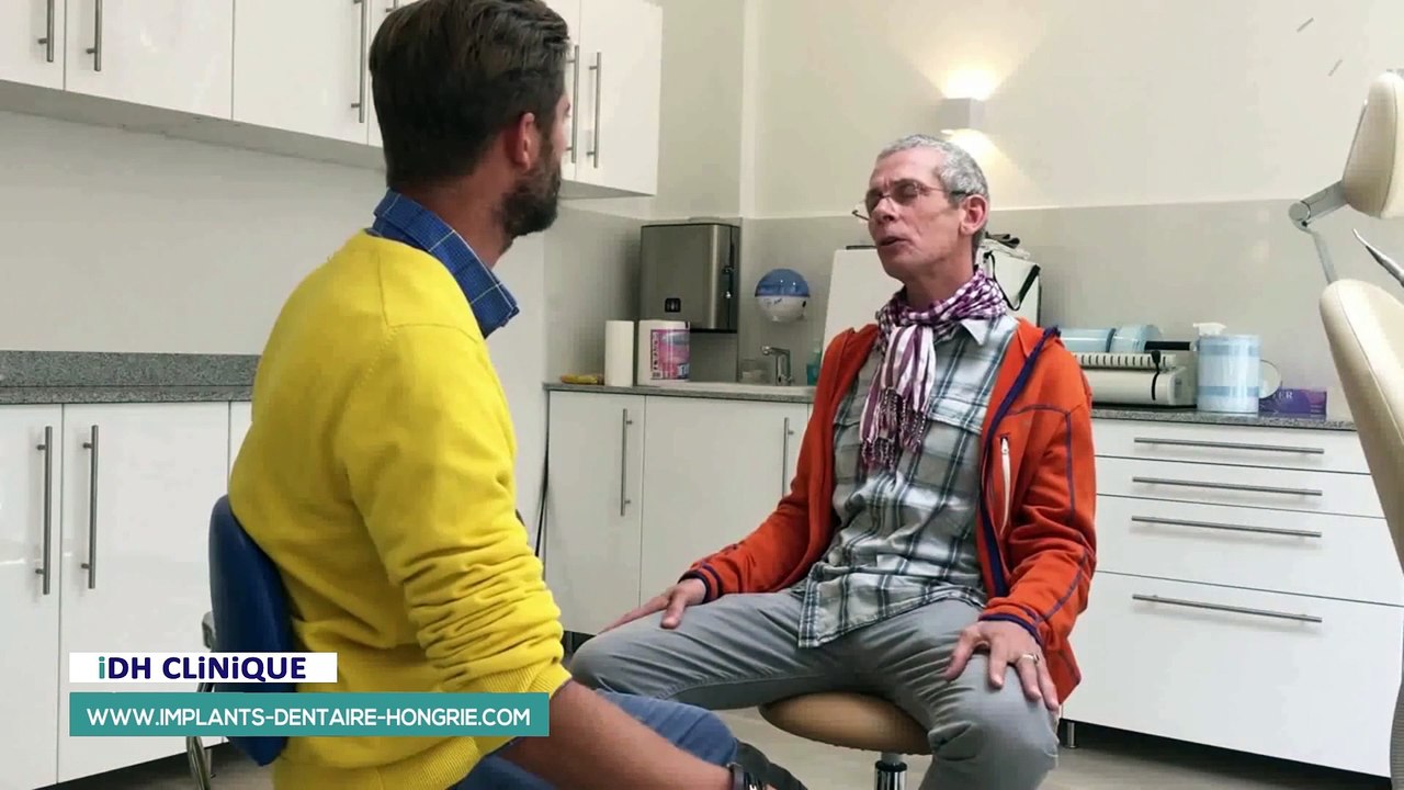 12 implants dentaires après 12 extractions - Dr SZREBRO dentiste Hongrie