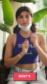 Jacqueline Fernandez Mask fashion Funny। Bollywood cute Actress