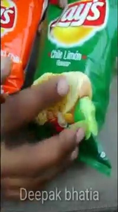 Lays west indies hot n sweet chilli and Lays chile limon