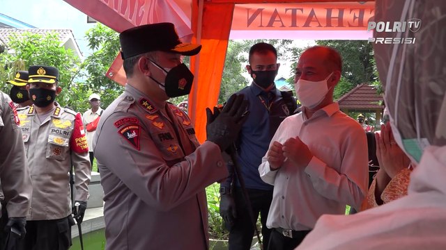 Kapolda Metro Jaya Kunjungi Kampung Tangguh Jaya di Kelurahan Pegangsaan Timur, Kelapa Gading, Jakarta Utara