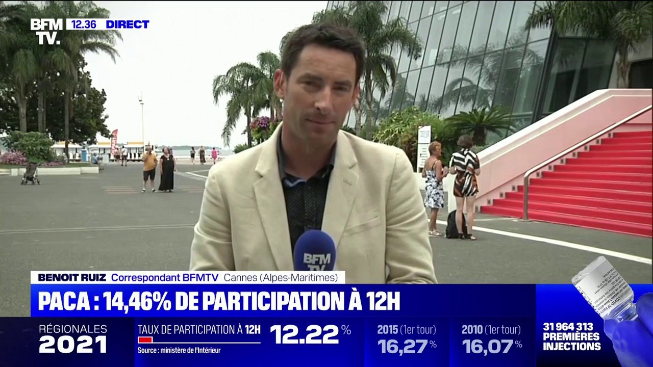 Régionales 2021: à midi, la participation en Pr...