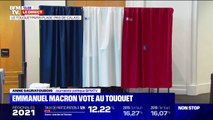 Régionales 2021: Emmanuel Macron a voté au Touquet