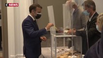 Élections régionales et départementales : Emmanuel Macron a voté au Touquet (Pas-de-Calais)