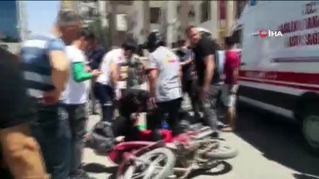Mardin'de motosiklet ile otomobil çarpıştı: 1 yaralı