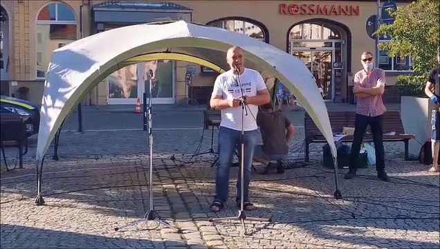 8. Kundgebung, Kamenz, Markt, 18.06.2021 - Teil II von II, Redebeiträge Radon u. Heinrich´s Gedanken