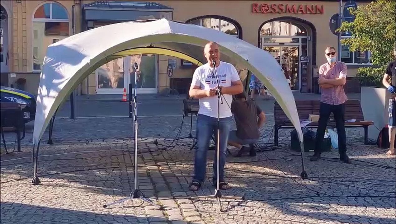 8. Kundgebung, Kamenz, Markt, 18.06.2021 - Teil II von II, Redebeiträge Radon u. Heinrich´s Gedanken